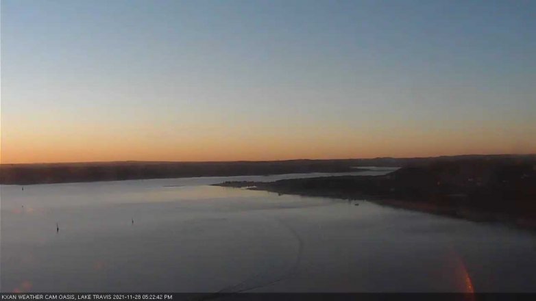 Lake Travis webcam, November 28, 2021 5:25 PM CT