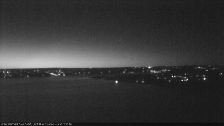 Lake Travis webcam, November 28, 2021 6:25 PM CT