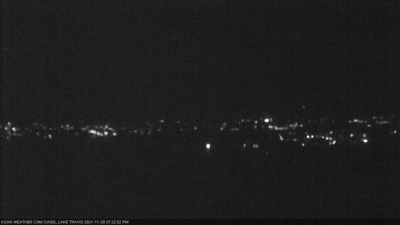 Lake Travis webcam, November 28, 2021 7:25 PM CT