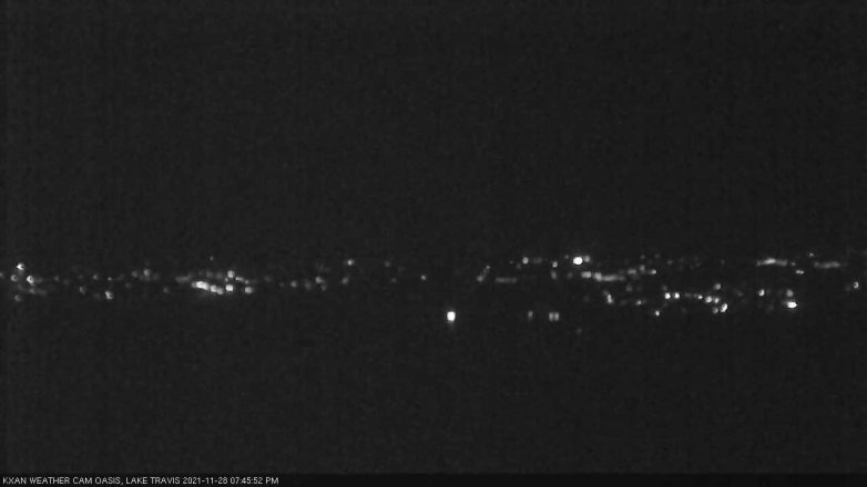 Lake Travis webcam, November 28, 2021 7:45 PM CT