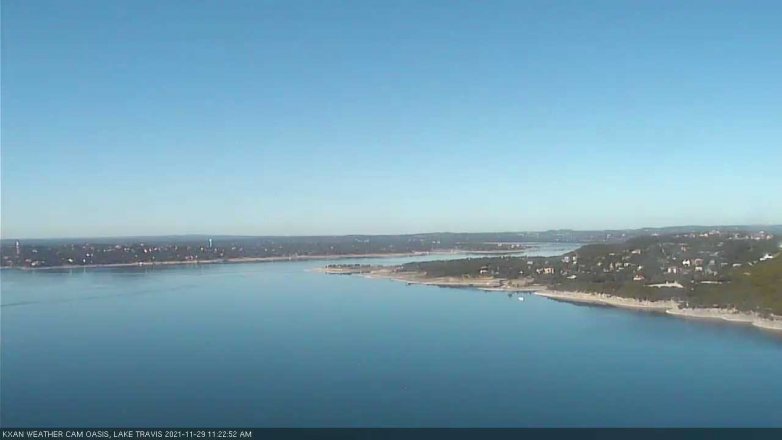 Lake Travis webcam, November 29, 2021 11:25 AM CT