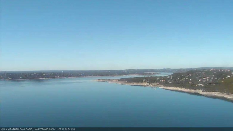 Lake Travis webcam, November 29, 2021 12:25 PM CT