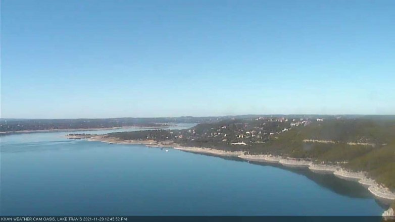 Lake Travis webcam, November 29, 2021 12:45 PM CT