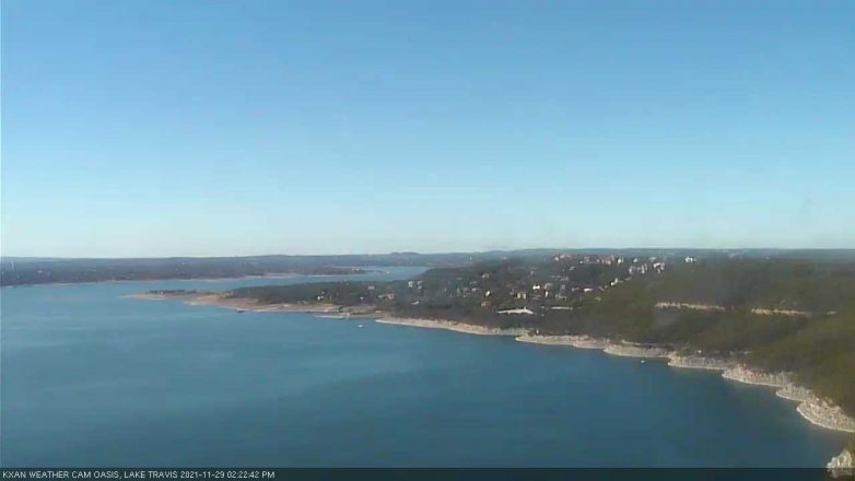 Lake Travis webcam, November 29, 2021 2:25 PM CT