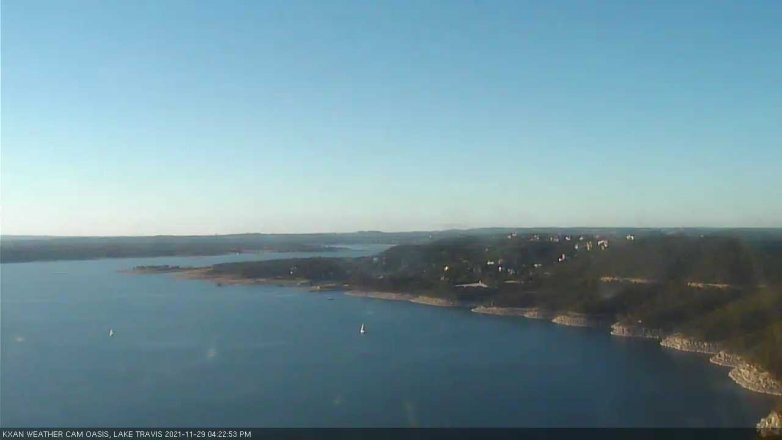 Lake Travis webcam, November 29, 2021 4:25 PM CT