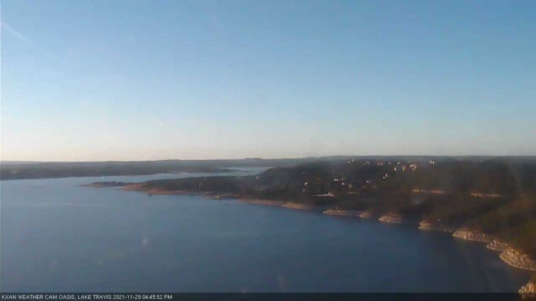 Lake Travis webcam, November 29, 2021 4:45 PM CT