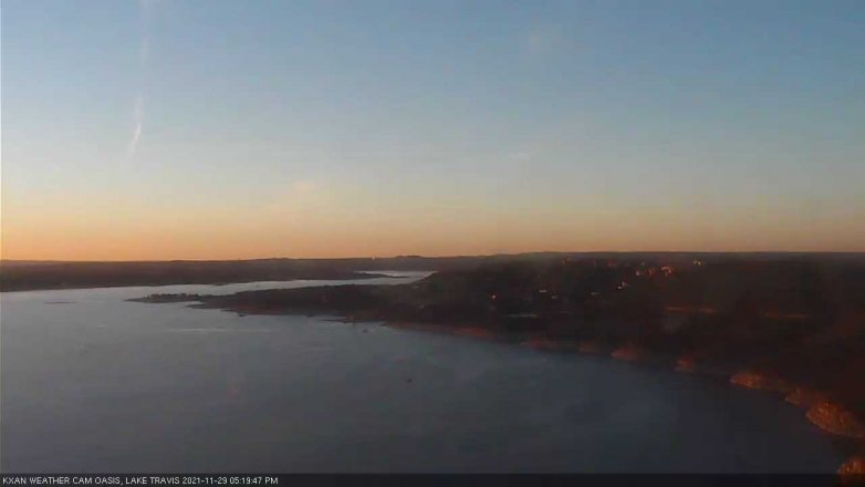 Lake Travis webcam, November 29, 2021 5:25 PM CT