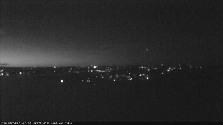 Lake Travis webcam, November 29, 2021 6:25 PM CT