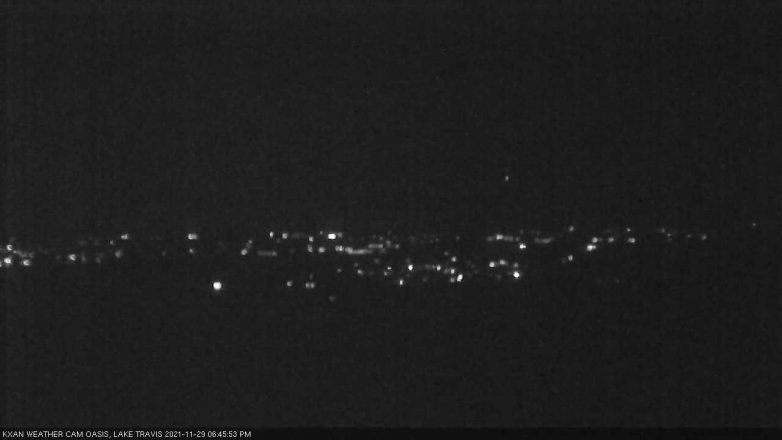 Lake Travis webcam, November 29, 2021 6:45 PM CT