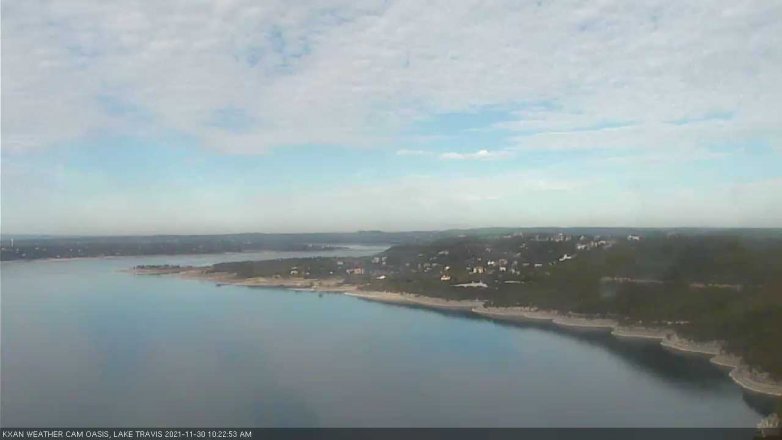 Lake Travis webcam, November 30, 2021 10:25 AM CT