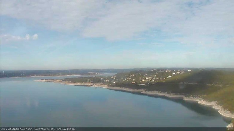 Lake Travis webcam, November 30, 2021 10:45 AM CT