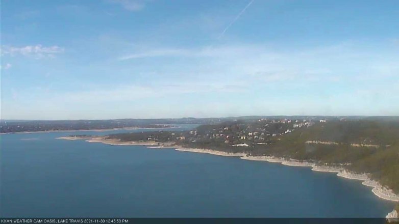 Lake Travis webcam, November 30, 2021 12:45 PM CT