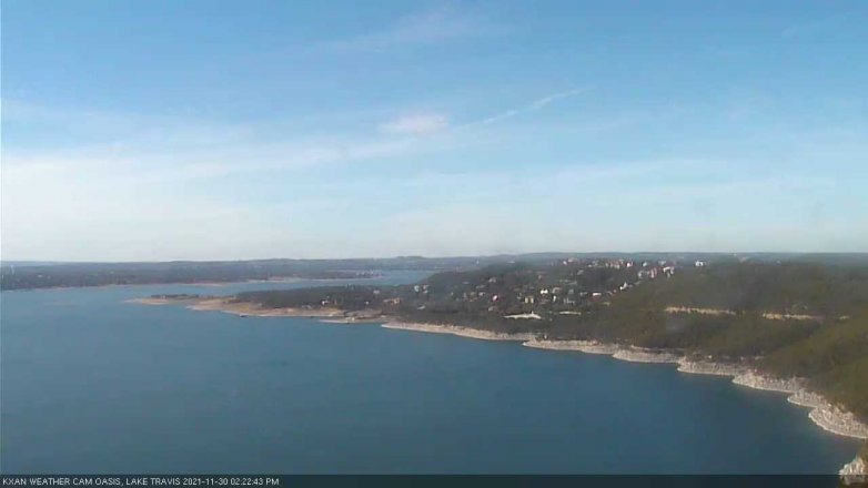 Lake Travis webcam, November 30, 2021 2:25 PM CT