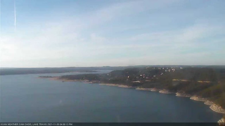 Lake Travis webcam, November 30, 2021 4:00 PM CT