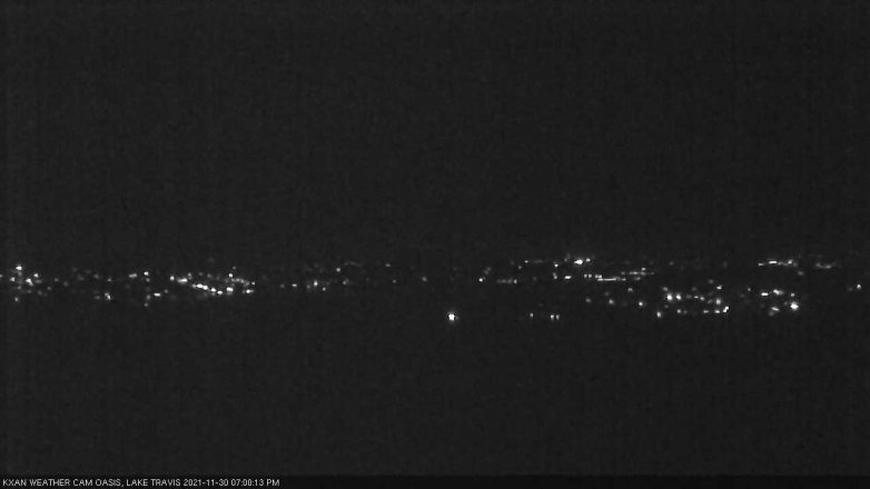 Lake Travis webcam, November 30, 2021 7:00 PM CT