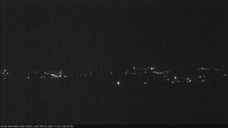 Lake Travis webcam, November 30, 2021 11:45 PM CT