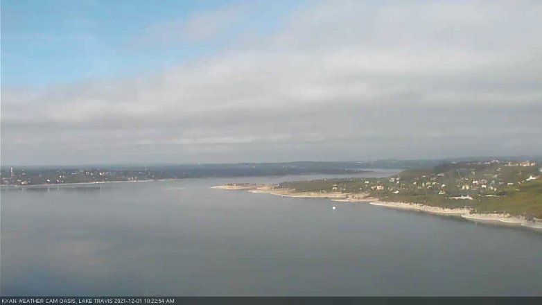 Lake Travis webcam, December 1, 2021 10:25 AM CT