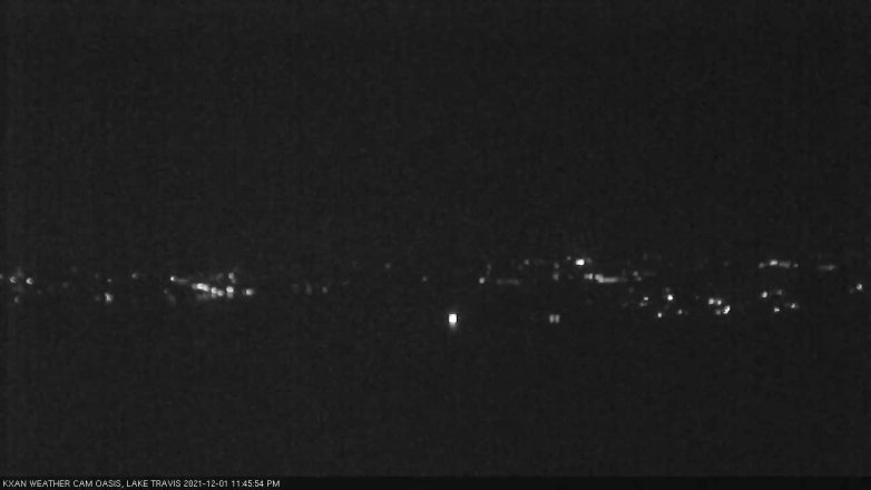 Lake Travis webcam, December 1, 2021 11:45 PM CT