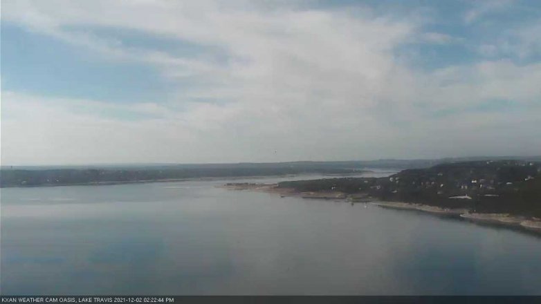 Lake Travis webcam, December 2, 2021 2:25 PM CT