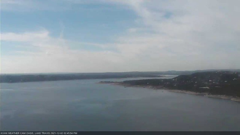 Lake Travis webcam, December 2, 2021 2:45 PM CT
