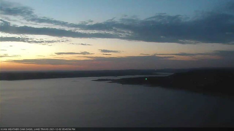 Lake Travis webcam, December 2, 2021 5:45 PM CT