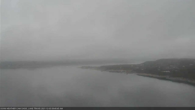 Lake Travis webcam, December 3, 2021 9:45 AM CT