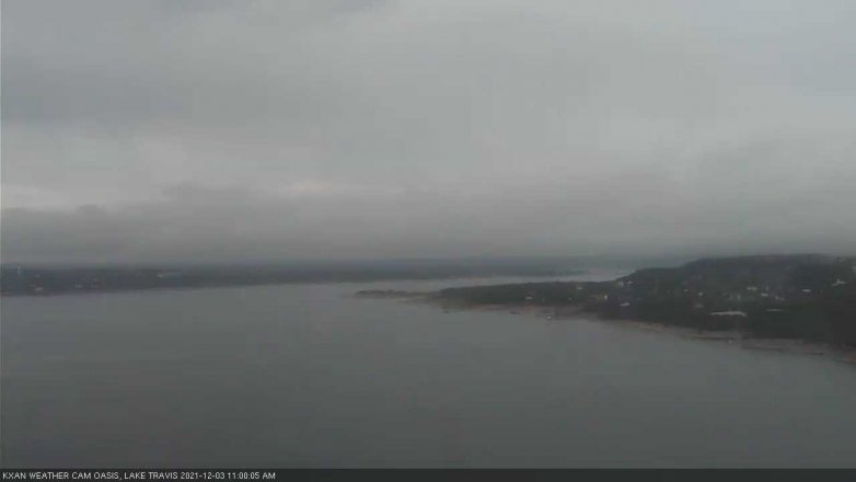 Lake Travis webcam, December 3, 2021 11:00 AM CT