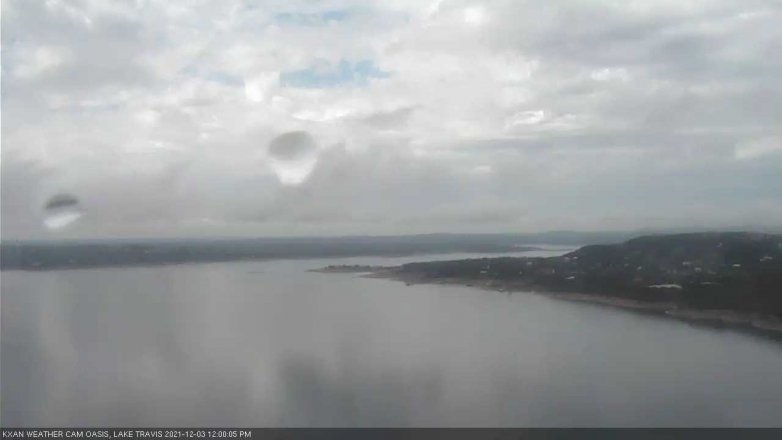Lake Travis webcam, December 3, 2021 12:00 PM CT