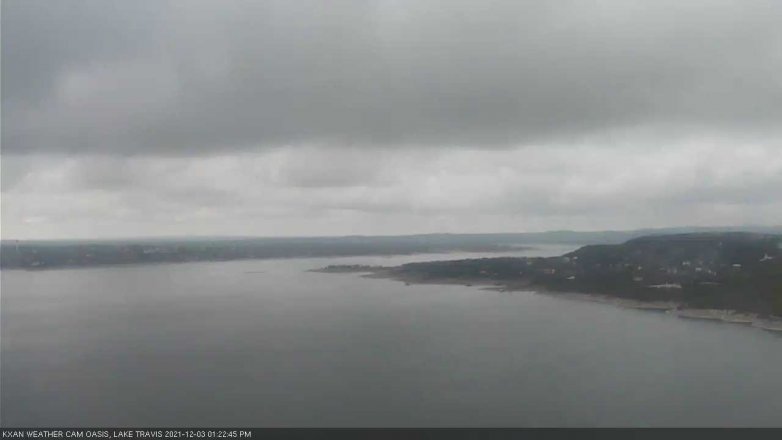 Lake Travis webcam, December 3, 2021 1:25 PM CT