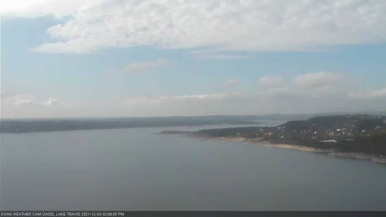 Lake Travis webcam, December 3, 2021 2:00 PM CT