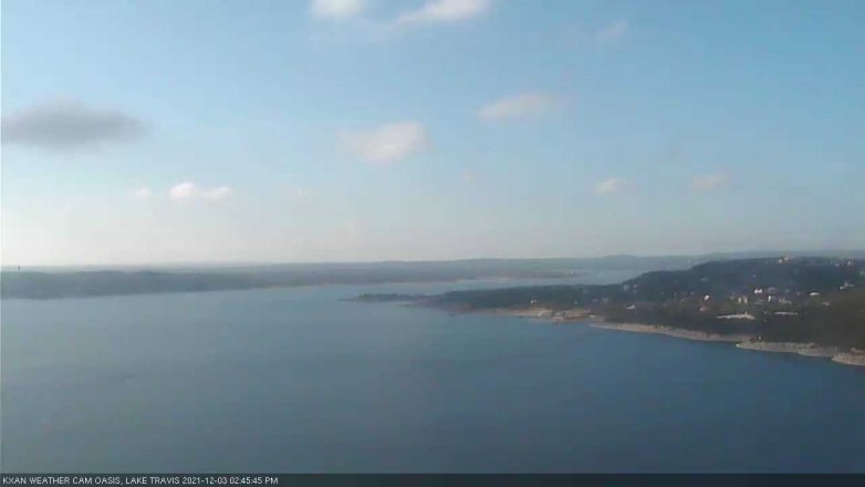 Lake Travis webcam, December 3, 2021 2:45 PM CT