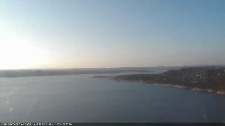 Lake Travis webcam, December 3, 2021 4:25 PM CT