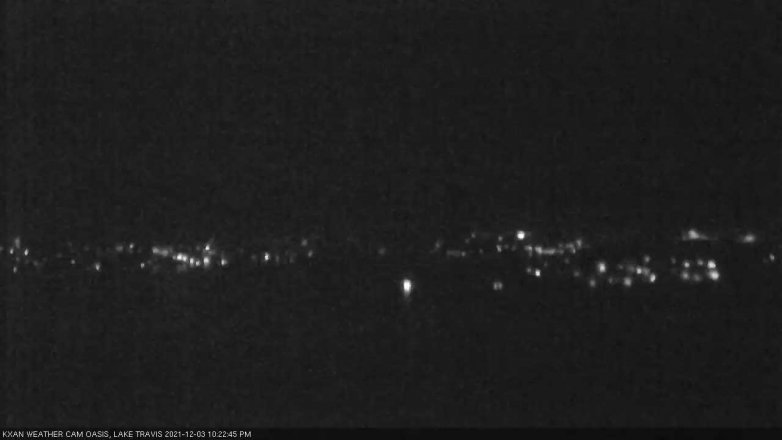 Lake Travis webcam, December 3, 2021 10:25 PM CT