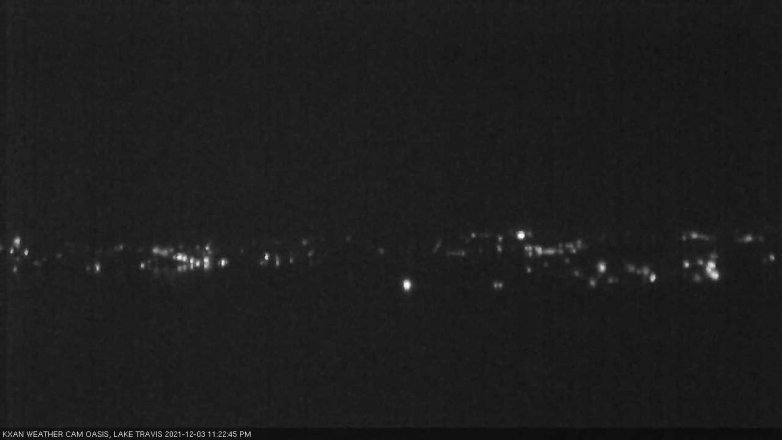 Lake Travis webcam, December 3, 2021 11:25 PM CT