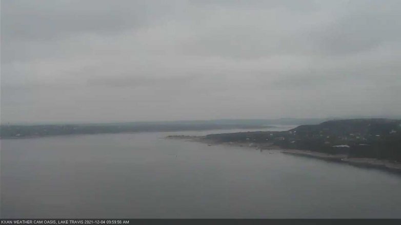 Lake Travis webcam, December 4, 2021 10:00 AM CT