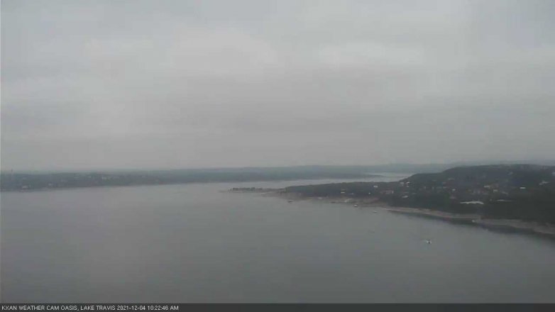 Lake Travis webcam, December 4, 2021 10:25 AM CT