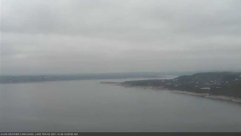Lake Travis webcam, December 4, 2021 10:45 AM CT