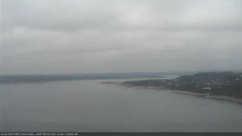 Lake Travis webcam, December 4, 2021 11:00 AM CT