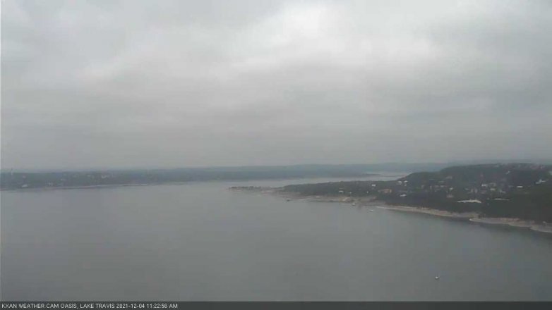Lake Travis webcam, December 4, 2021 11:25 AM CT
