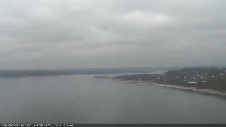 Lake Travis webcam, December 4, 2021 11:45 AM CT