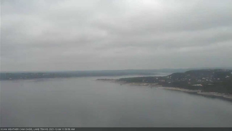 Lake Travis webcam, December 4, 2021 12:00 PM CT