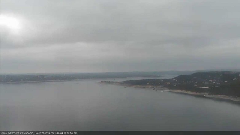 Lake Travis webcam, December 4, 2021 12:25 PM CT