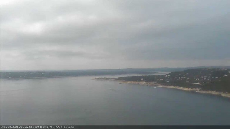 Lake Travis webcam, December 4, 2021 1:00 PM CT