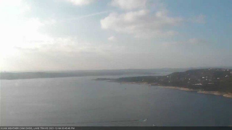 Lake Travis webcam, December 4, 2021 3:45 PM CT