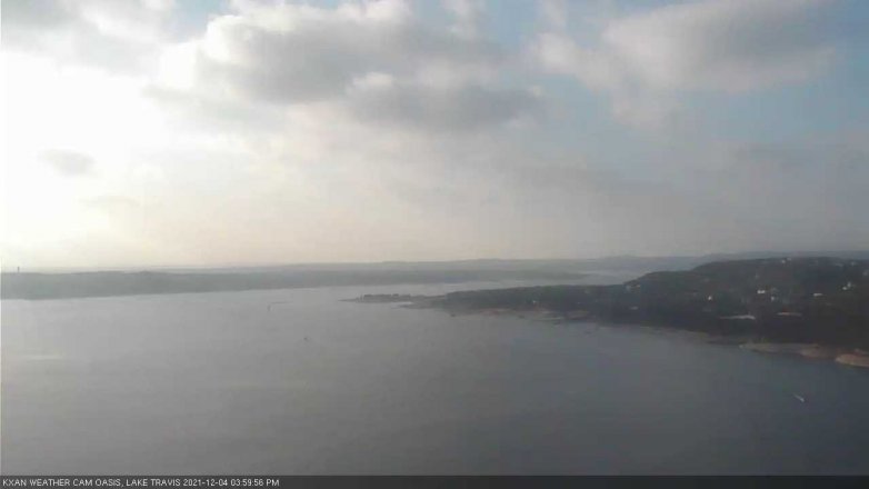 Lake Travis webcam, December 4, 2021 4:00 PM CT