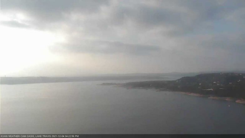 Lake Travis webcam, December 4, 2021 4:25 PM CT