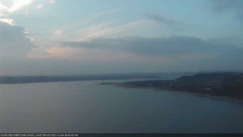 Lake Travis webcam, December 4, 2021 4:45 PM CT