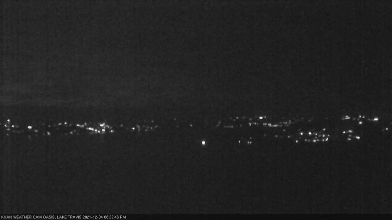 Lake Travis webcam, December 4, 2021 6:25 PM CT