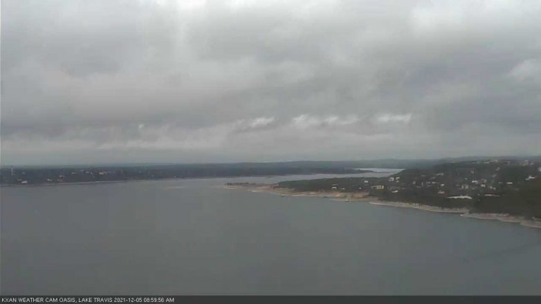Lake Travis webcam, December 5, 2021 9:00 AM CT
