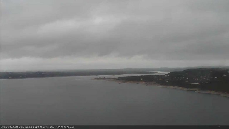 Lake Travis webcam, December 5, 2021 9:25 AM CT